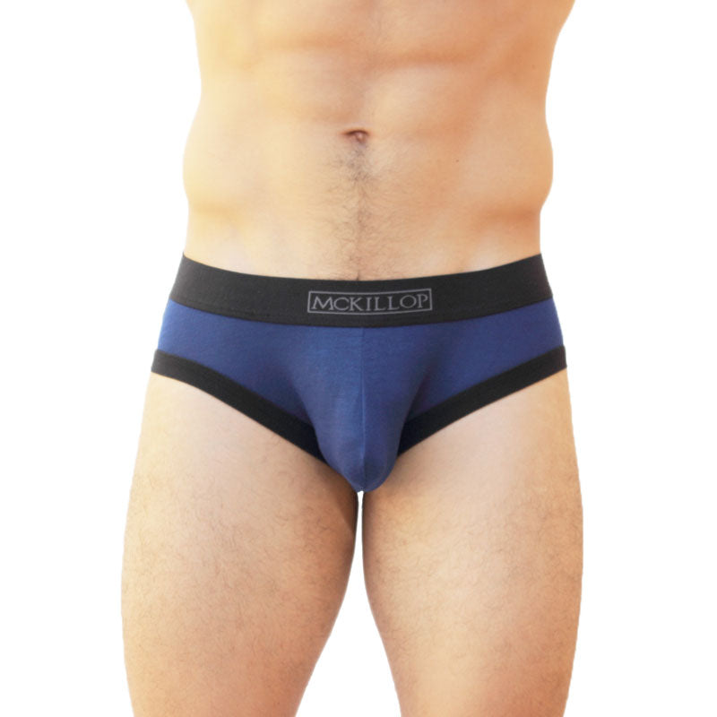 McKillop Jagger Modal Full Jock Strap Unterwäsche, Marineblau, JFMO, Größe M