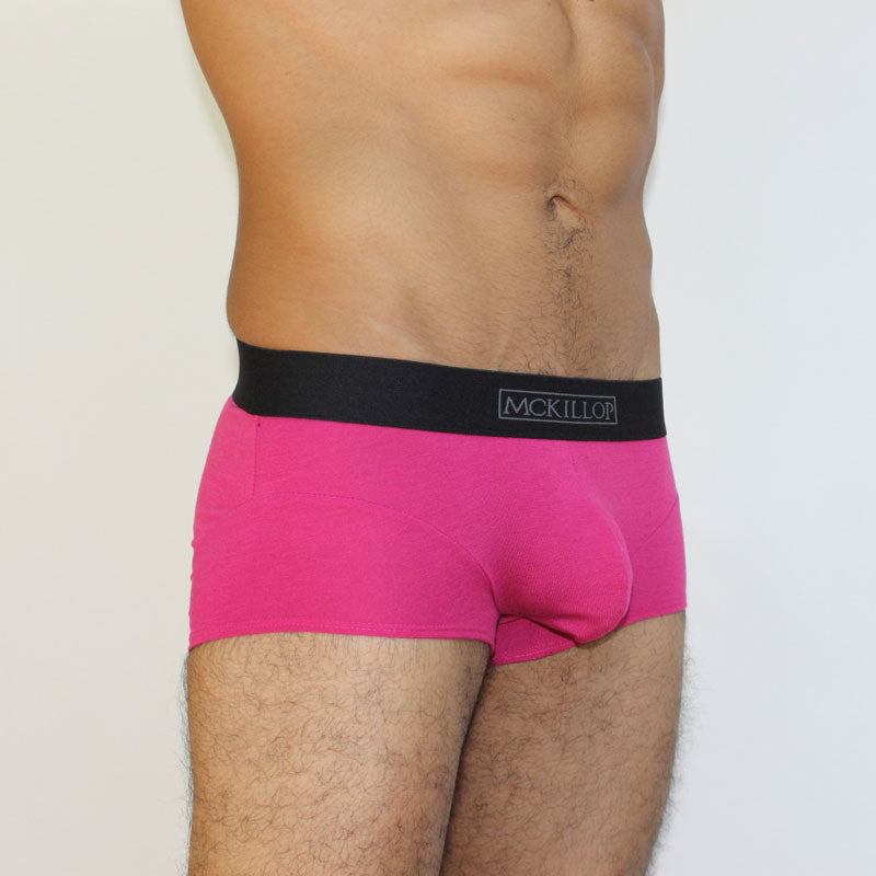 Calzoncillos tipo bóxer McKillop Jagger Modal Fucsia JXMO Talla S