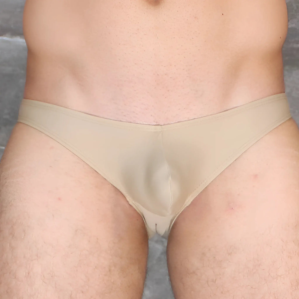 Beige mckillop vkds ta2 hoist bikini naked sheer mesh briefs with smooth form-fitting design