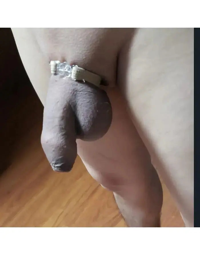 Arroyman Correa de polla con broche transparente de licra para hombre - ARG03_13 Anillo para el pene