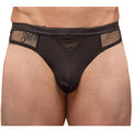 Undergear Men's Mesh Low Rise Thong Lightweight Underwear