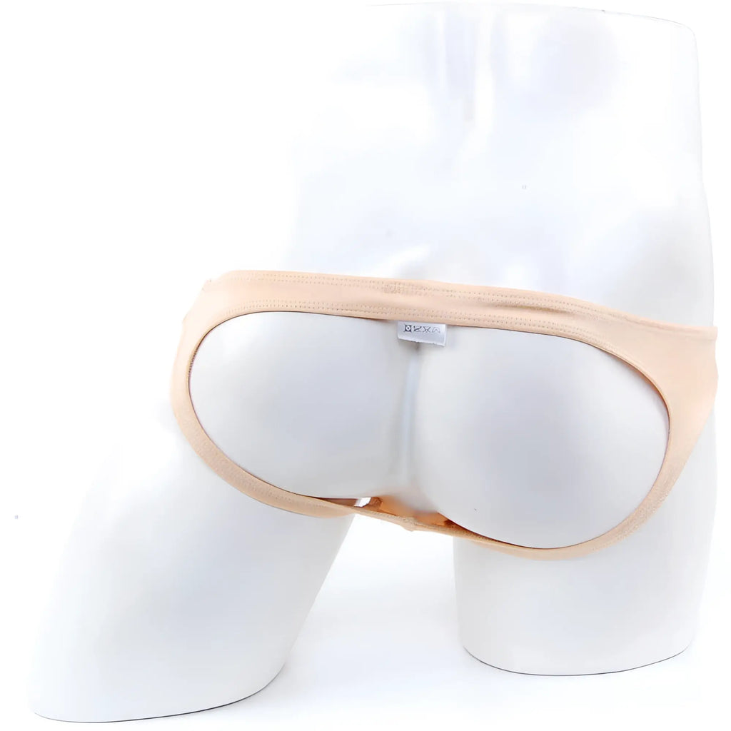Beige metroMalewear Asian jock strap 5001-21 with a minimalist design and soft seamless fabric for comfort