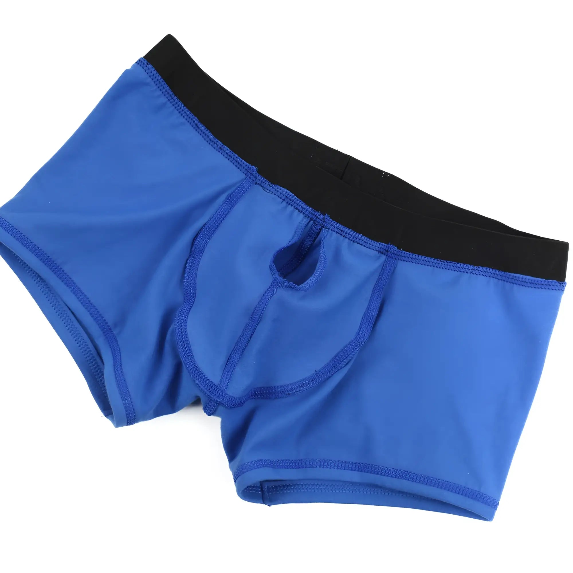 MetroMaleWear Avalon boxer brief royal blue with black waistband and central pouch opening men’s underwear