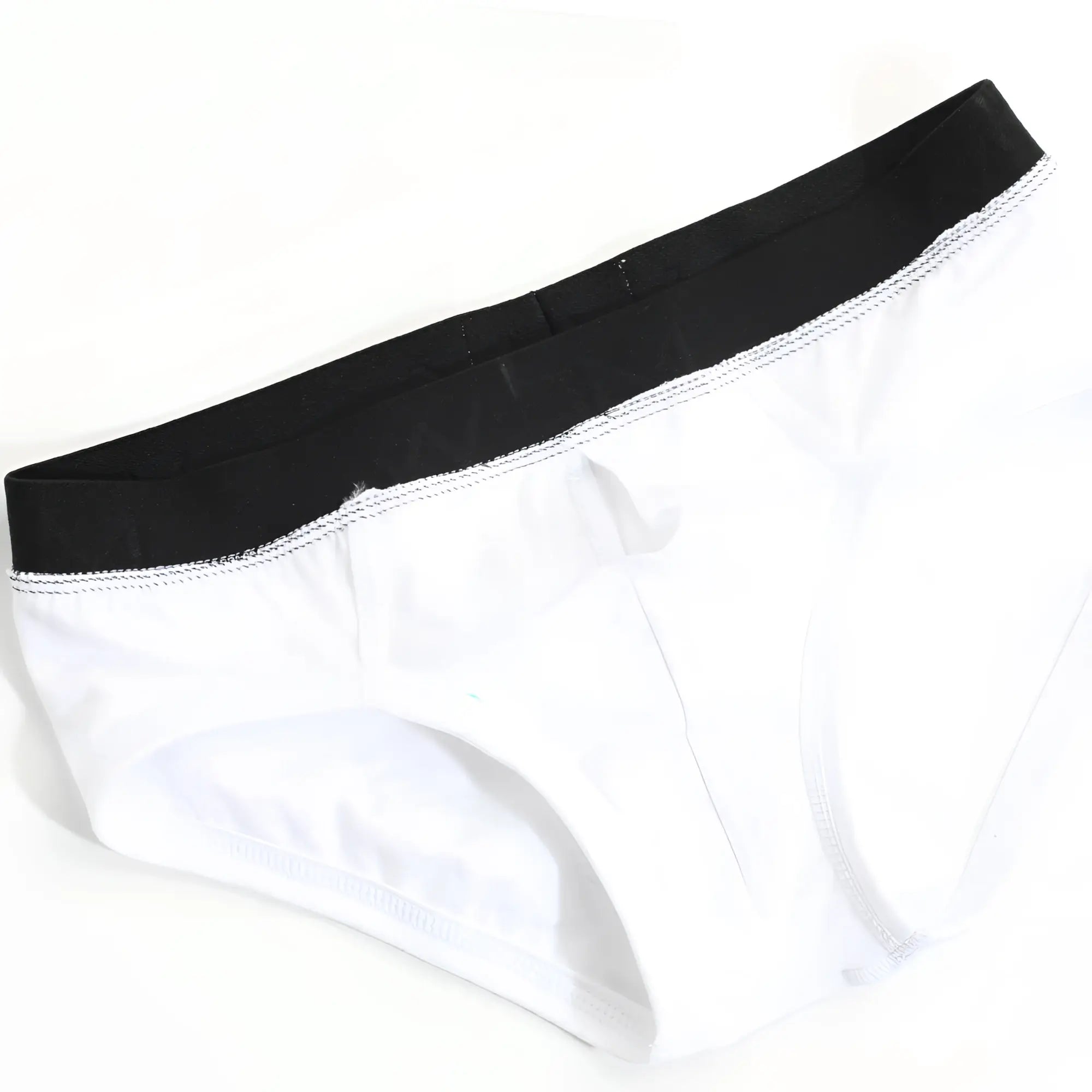 White briefs with black elastic waistband by metromalewear avalon brief white 3036-00 for comfortable daily wear