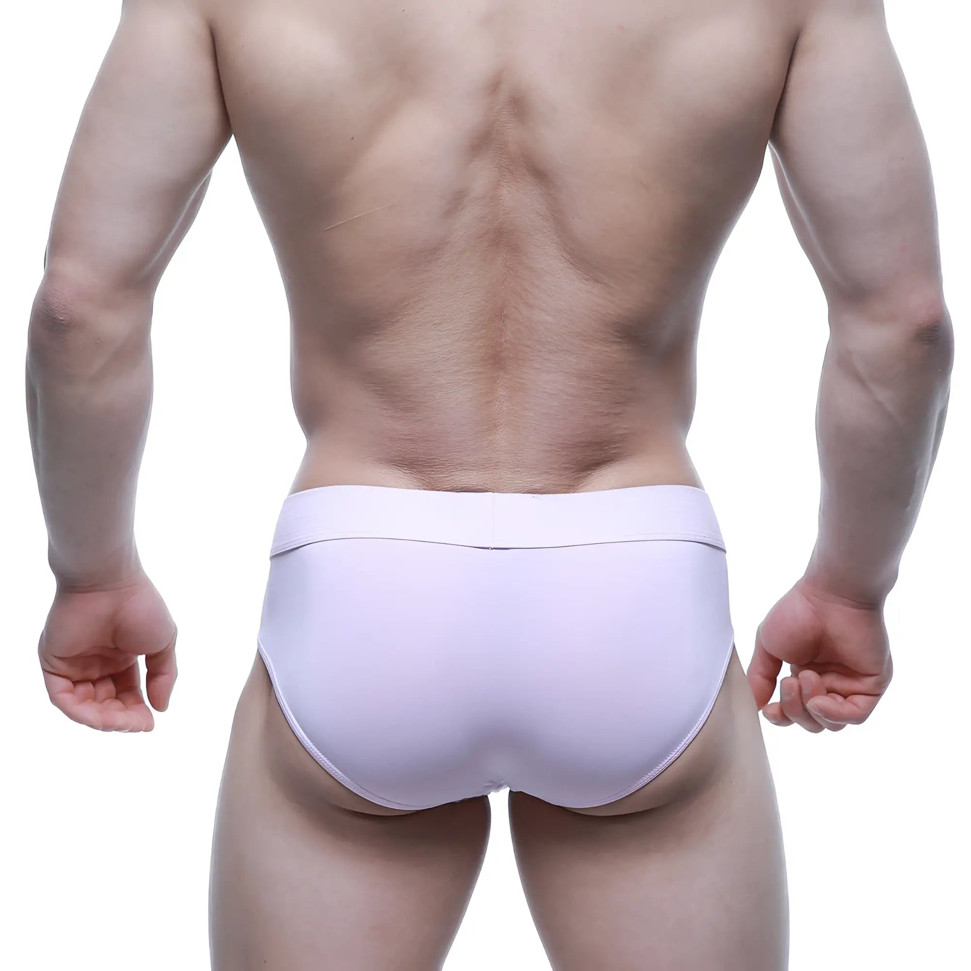 MetroMaleWear basic brief pink 5003-04 sleek light purple form-fitting design with smooth fabric and elastic waistband