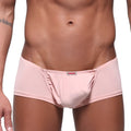 MetroMaleWear Bosillo short boxer dusty pink men’s briefs with smooth stretchy fabric and subtle elastic waistband