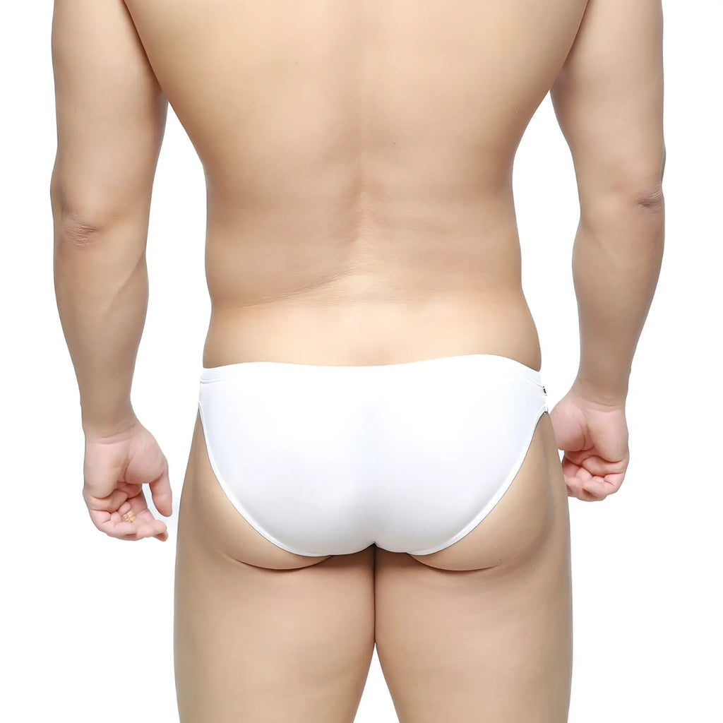 White briefs metro malewear brief 20 crystal 3603-53 with smooth form-fitting design and breathable fabric