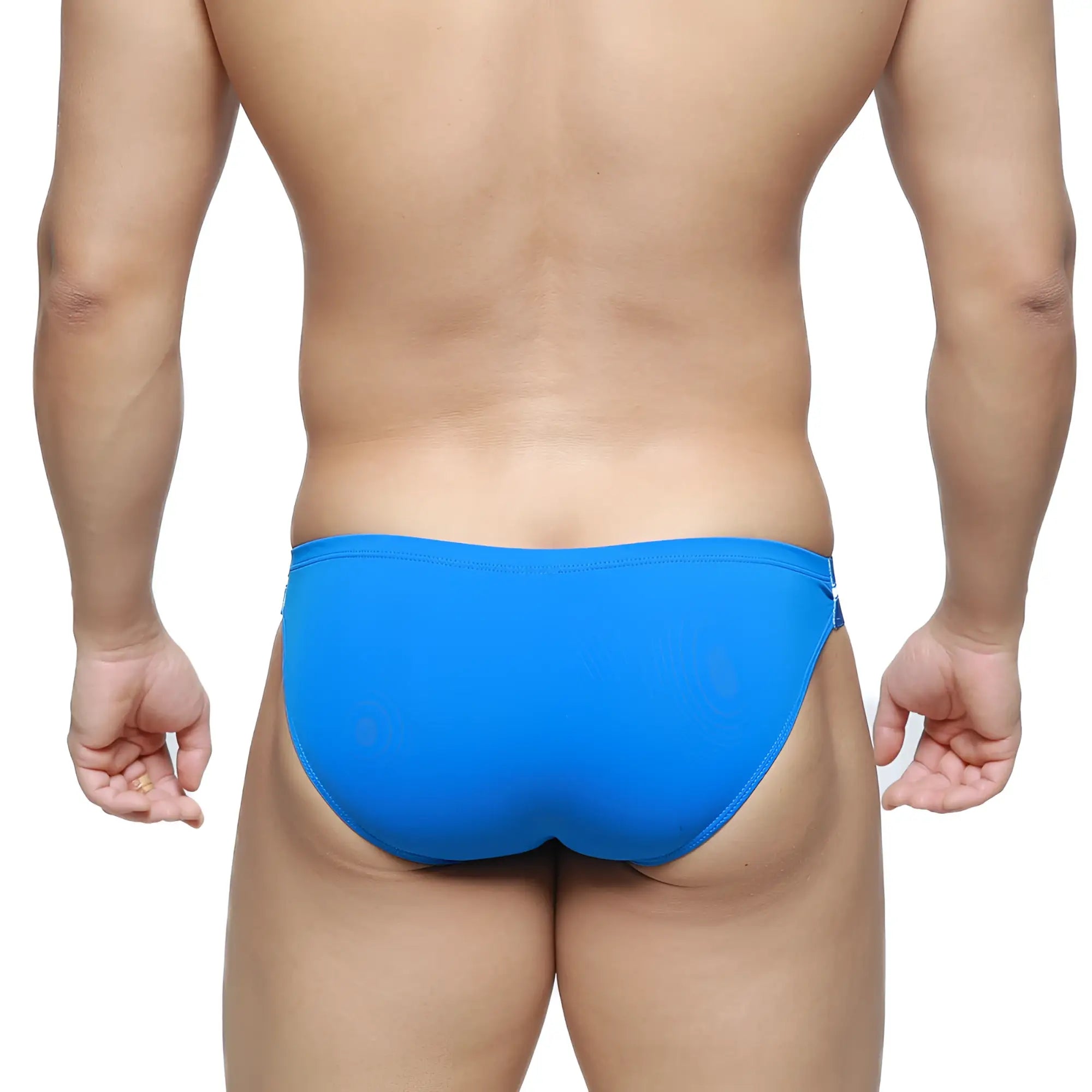 Bright blue sleek one-piece swim trunks with smooth fabric finish metroMalewear Brief 2.0 royal blue 3603-55