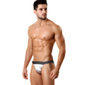 MetroMaleWear Calcetines jock strap gray 3021-31 silver and black athletic briefs with sleek modern design