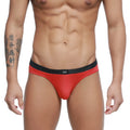 MetroMaleWear Cebolla bikini red 5105-12 red and black briefs with sleek form-fitting design for comfortable wear