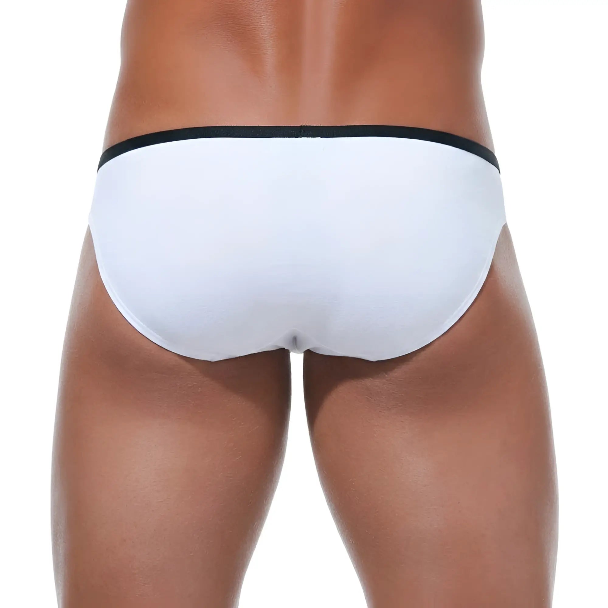 White briefs with black waistband metroMalewear continente brief 2226-00 comfortable cotton underwear