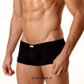MetroMaleWear cotton black briefs with a small red and white brand tag at the waistband 3010-20