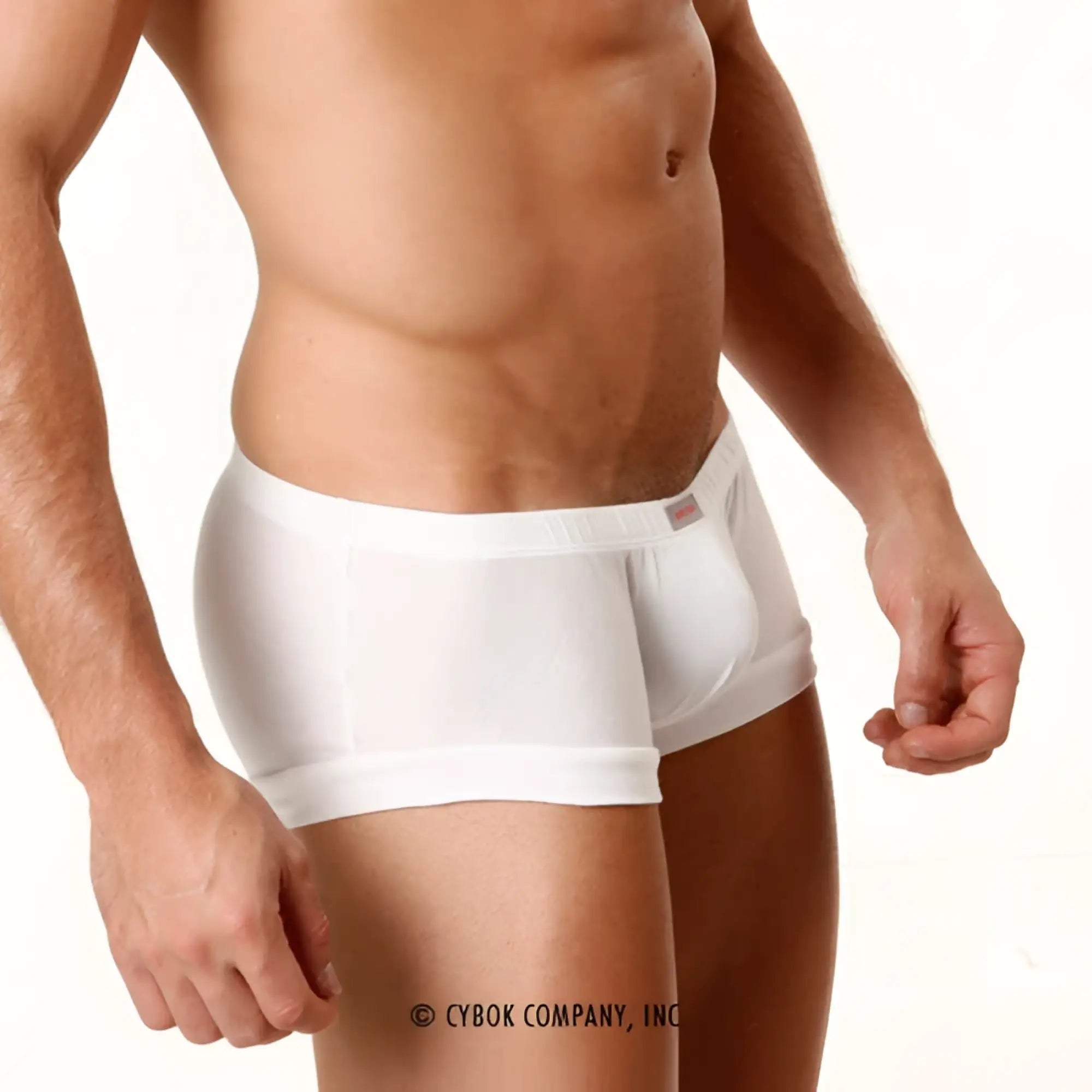 White cotton briefs metro male wear cotton boxster 3010-00 with smooth fitted design and small brand tag on waistband