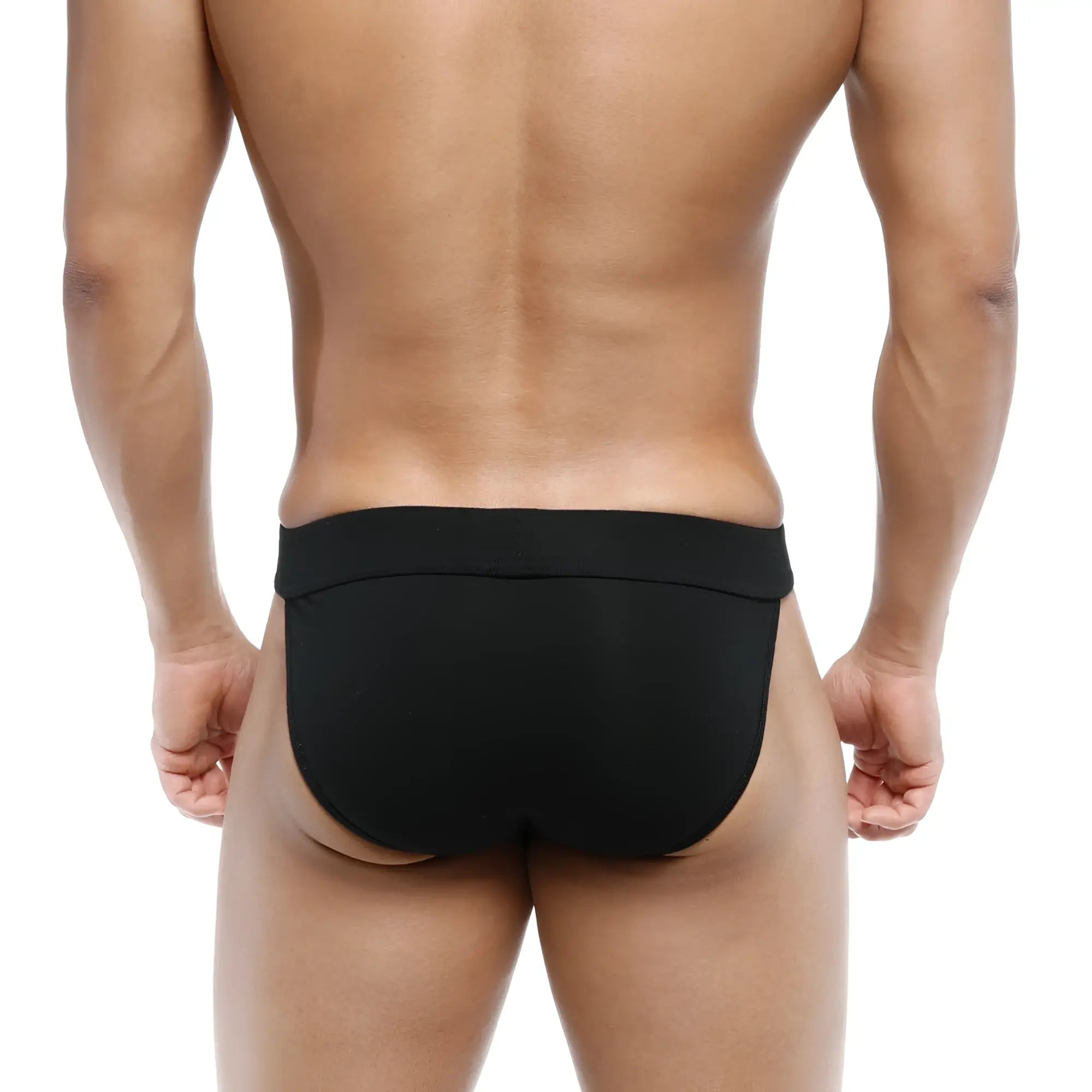 MetroMaleWear Deseo bikini black briefs with smooth form-fitting design in comfortable fabric for everyday wear