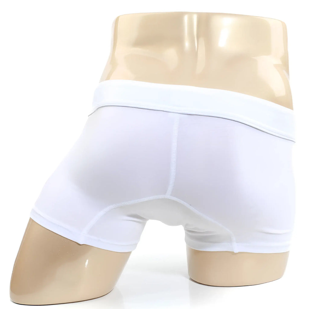 MetroMaleWear Deseo Boxer White 3323-00 white briefs with smooth form-fitting design and elastic waistband