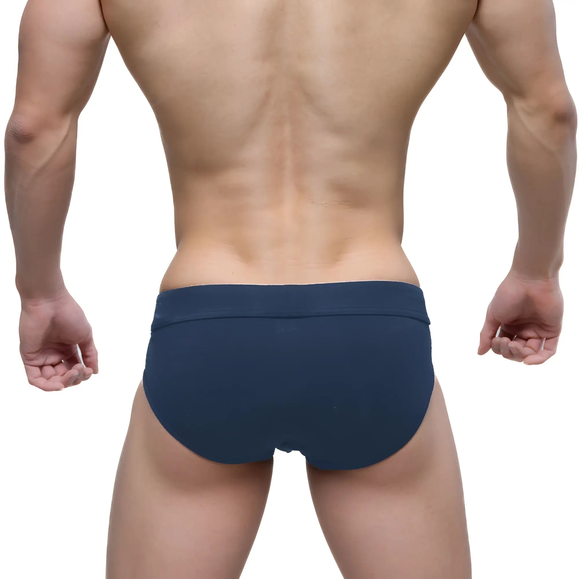 Navy blue MetroMaleWear Deseo brief 5503-28 with smooth fitted design perfect for comfortable daily wear