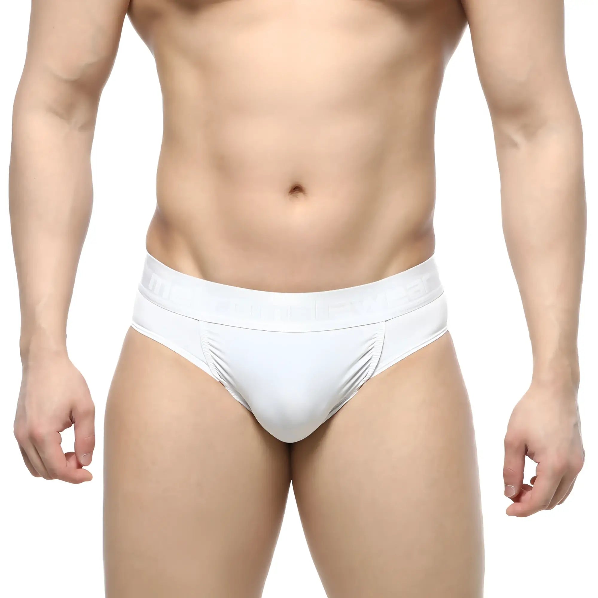 Metro male wear dolce brief white 2506-00 white men’s briefs with smooth form fitting design and elastic waistband