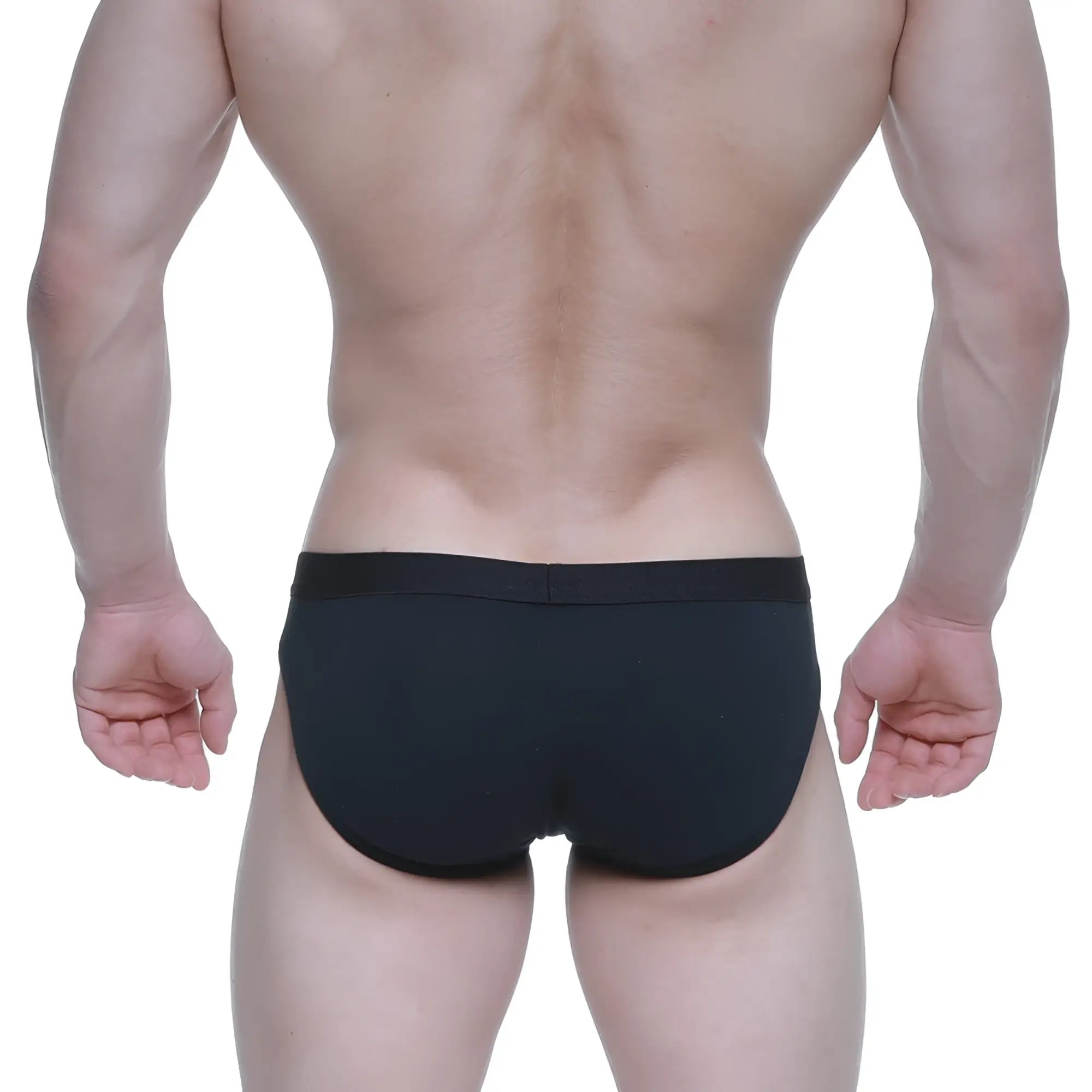 MetroMaleWear Dream Brief black 3003-21 black briefs with smooth, form-fitting fabric and solid color design