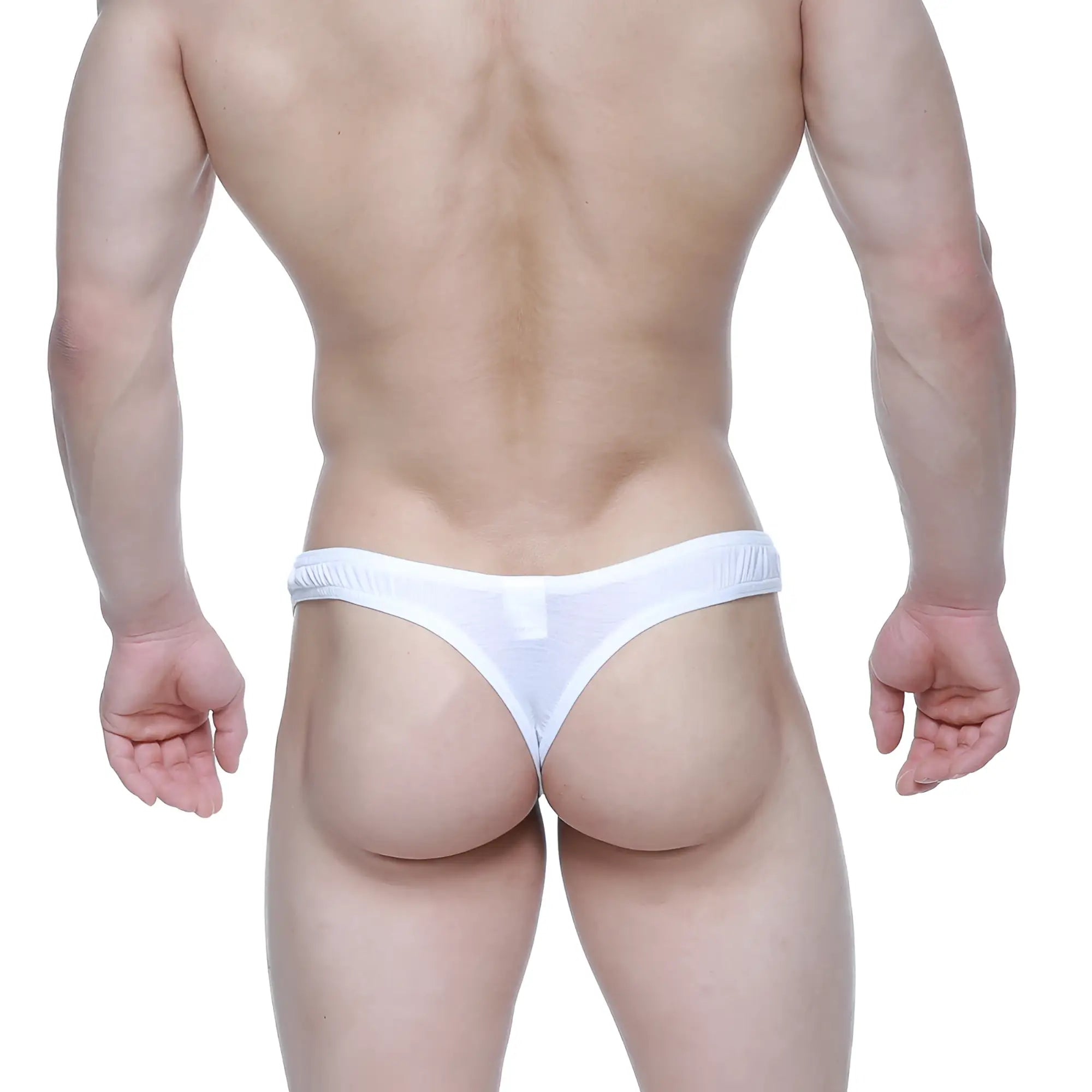 White thong briefs metroMalewear dream thong white 2002-01 with smooth form-fitting design and elastic waistband