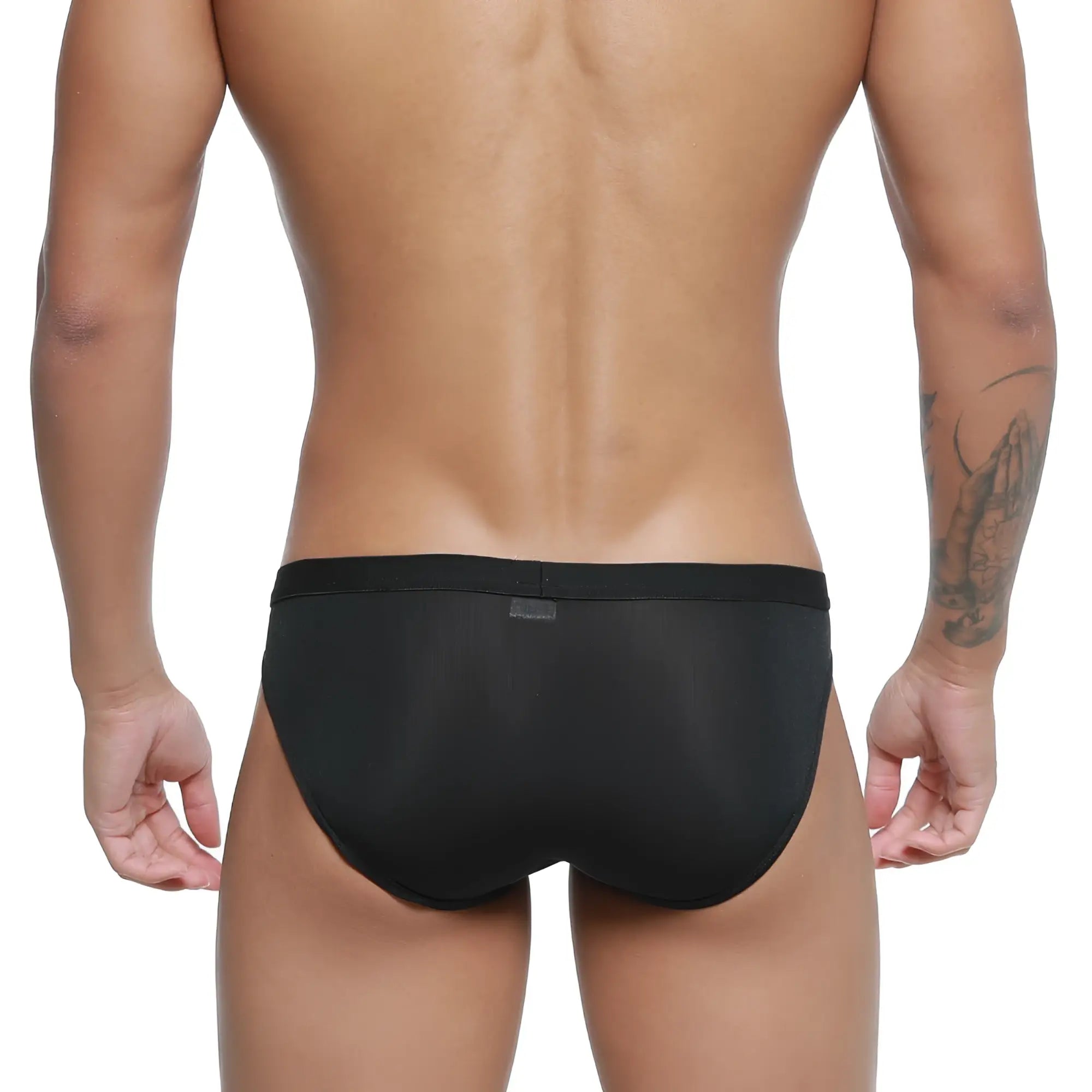 MetroMaleWear Expose Brief black 2207-20 black briefs with smooth form-fitting fabric and solid waistband