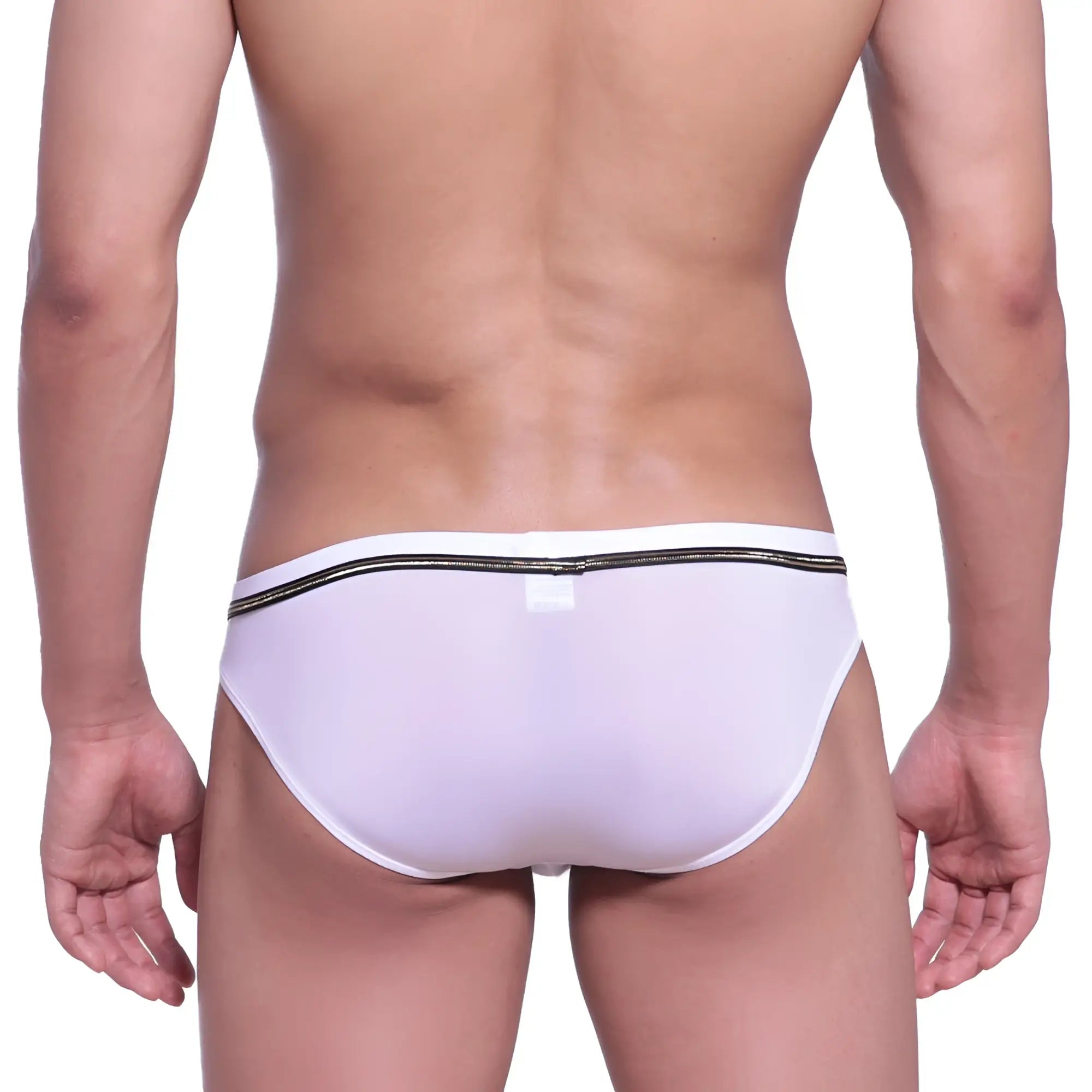 White briefs with black striped waistband metro male wear faro brief white 5103-50 comfortable cotton underwear