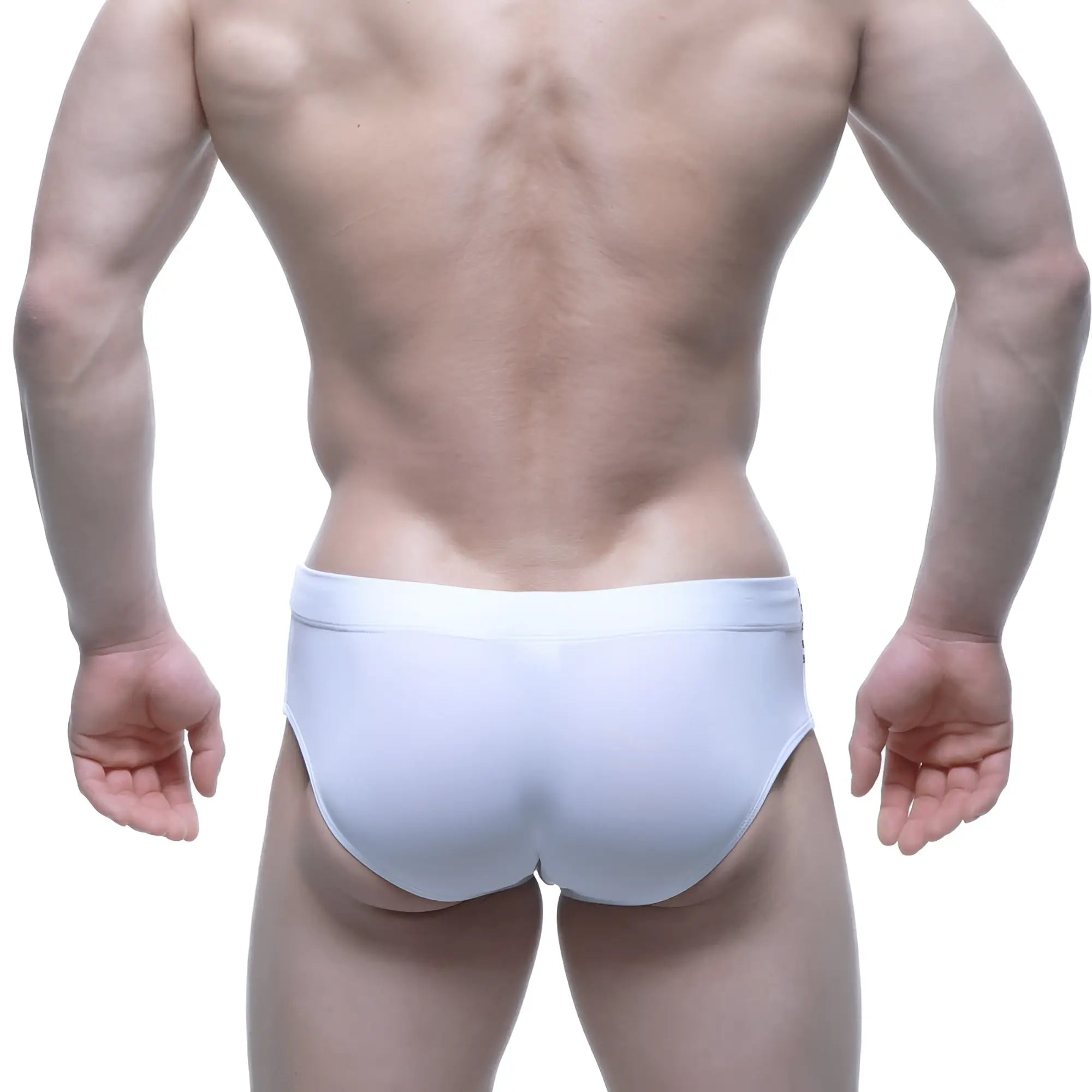 Metro male wear greek swim brief gold 4918-61 white briefs with smooth form-fitting design for swimming
