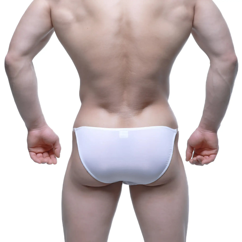 White form-fitting seamless briefs metroMalewear invisible bikini 3704-00 smooth design for comfort and invisibility