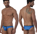 MetroMaleWear lasso bikini athletic briefs in royal blue with black trim designed for active comfort