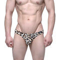 MetroMalewear leo bikini 5103-m75 leopard-print men’s briefs with snug fit and elastic waistband