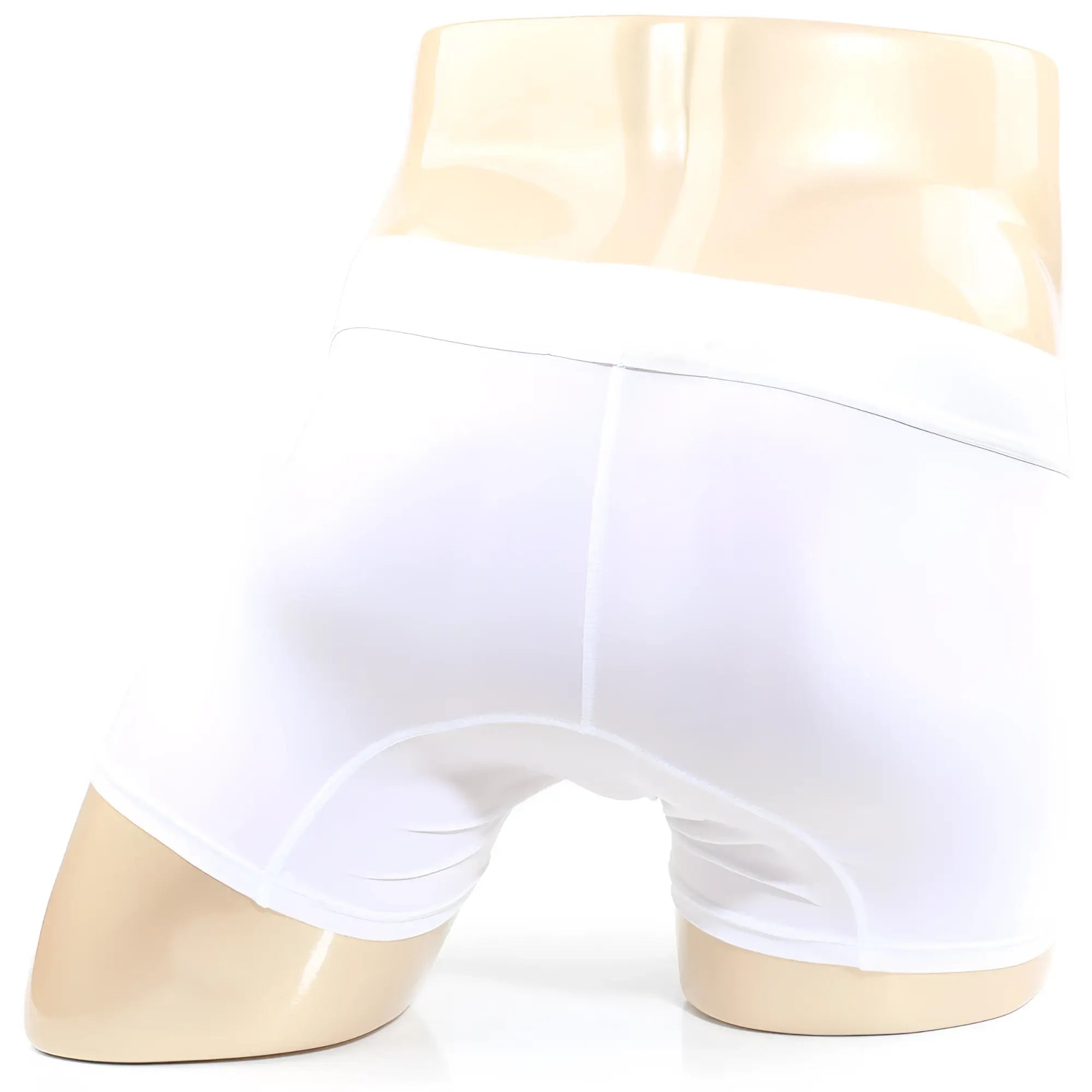 White briefs metroMalewear maintenant boxer brief 2122-00 with smooth form-fitting fabric and minimalist design