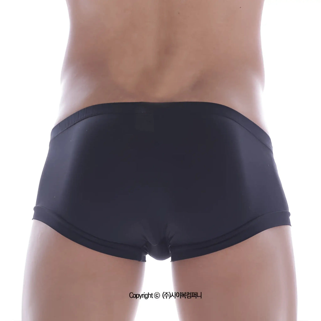 Black microfiber briefs with smooth form fitting design and elastic waistband from MetroMaleWear boxster 2010-20 collection
