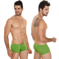 Bright green MetroMaleWear minimo boxer 2013-17 form-fitting briefs with smooth stretchy fabric and centered pouch design