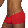 MetroMaleWear minimo boxer red 2013-12 form-fitting men’s briefs with smooth stretchy fabric and black waistband tag