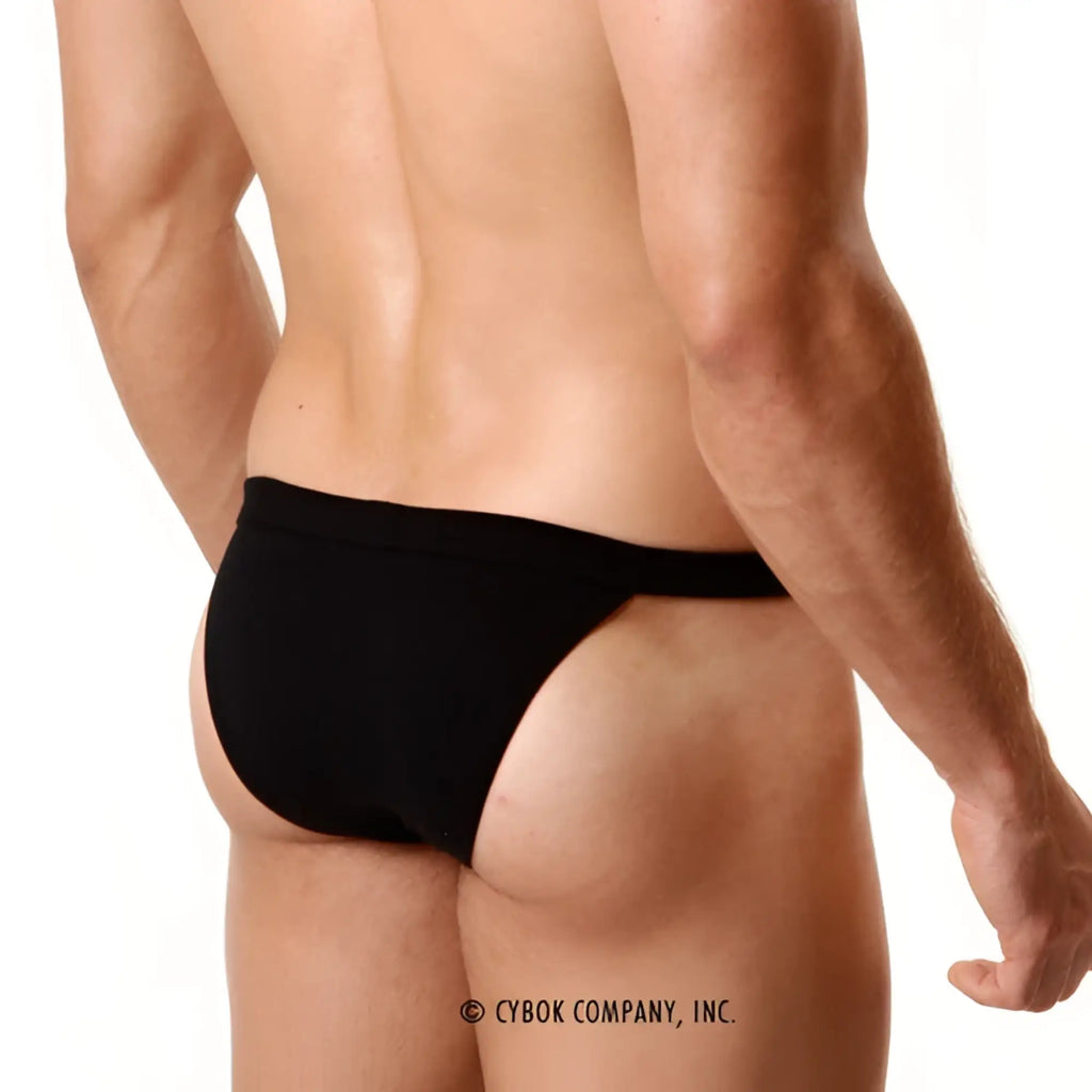 MetroMaleWear modern bikini black seamless briefs feature a smooth, form-fitting design for comfortable everyday wear