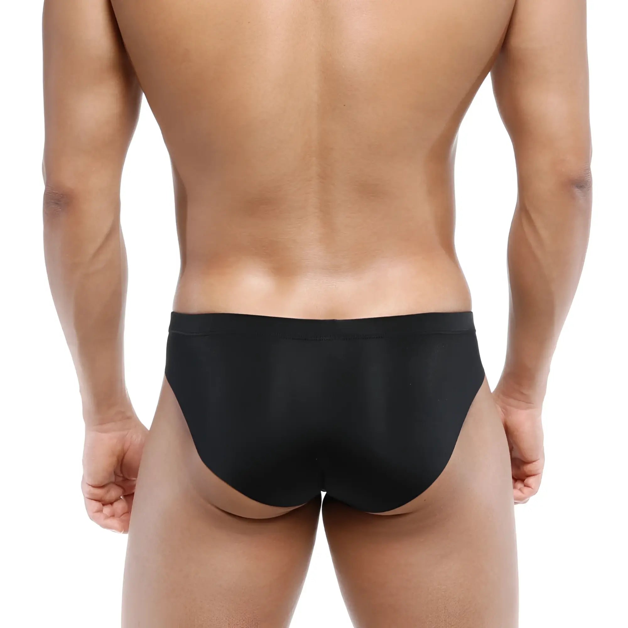 Black briefs metroMalewear naked bikini 6304-20 with smooth form-fitting design for comfortable daily wear