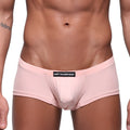 Metro malewear oscar boxer dusty pink men’s briefs with black logo waistband for comfortable everyday wear