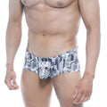 MetroMaleWear Oscar Boxer Metro 2125-48 black and white cityscape patterned men’s briefs with bold graphic design