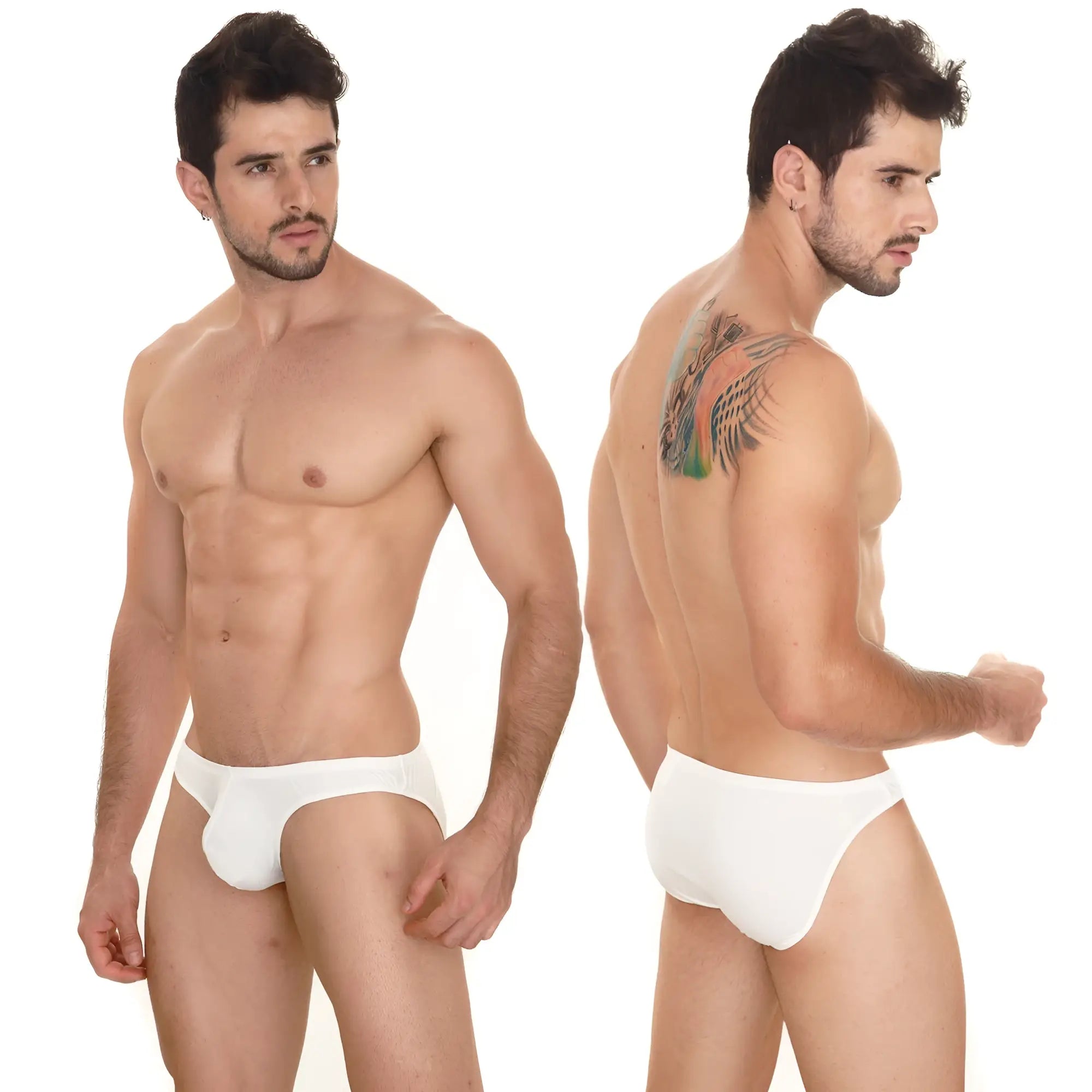 White cotton briefs MetroMaleWear Perfect Scene Askin bikini designed for comfort and support