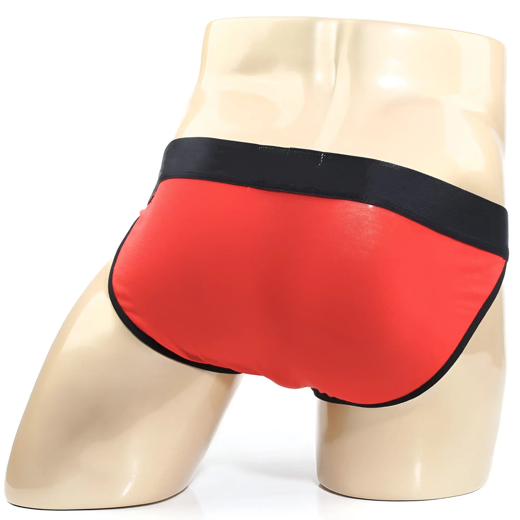 MetroMaleWear Perfect Scene bikini rojo 1004-13 red and black sleek form-fitting briefs for comfortable fit