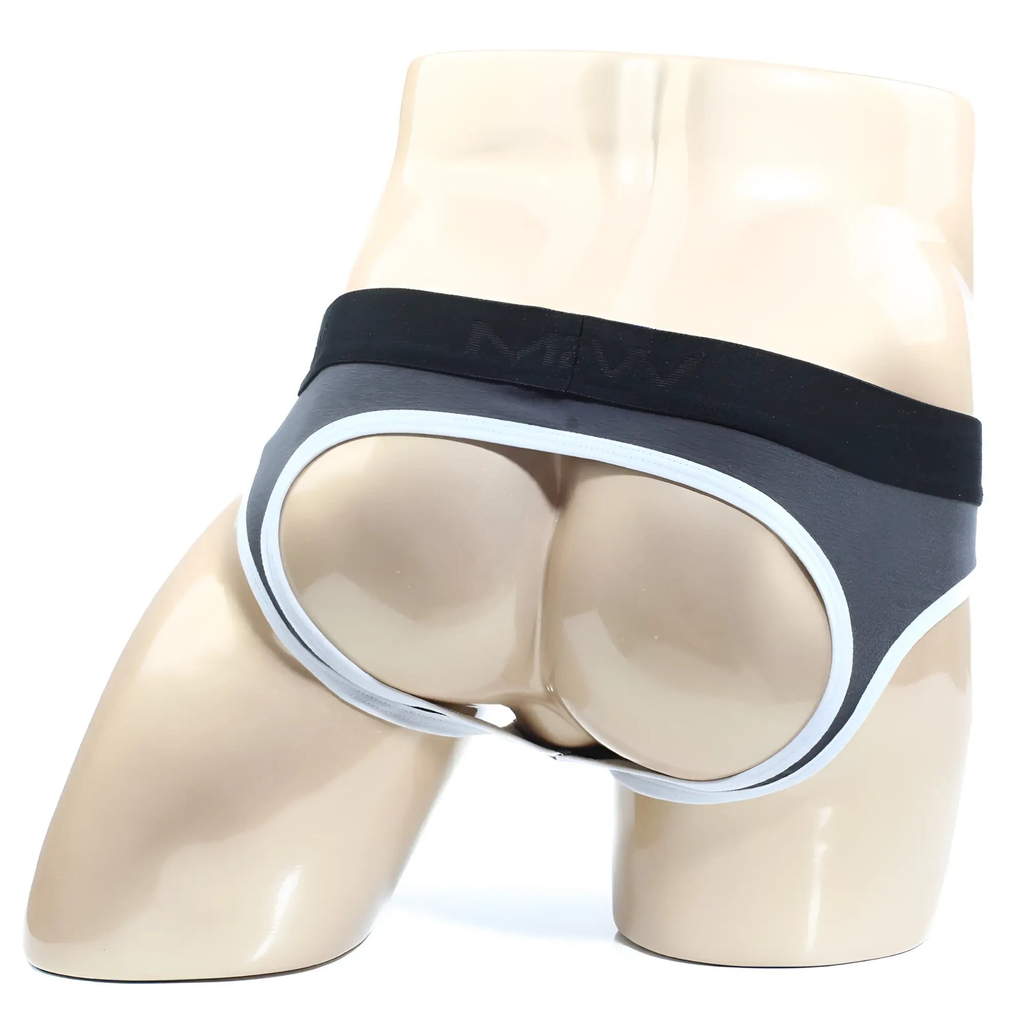 Black and white MetroMaleWear Perfect Scene jock strap with sleek modern design for athletic support and comfort