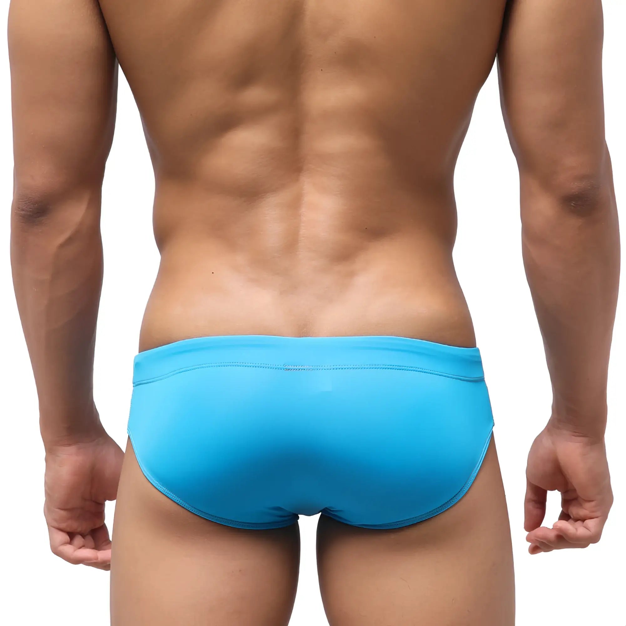 Bright blue metro male wear resorte swim bikini 4917-09 with smooth form-fitting design for swimming