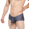Metro male wear senal trunk gray 2125-72 men’s briefs with gray zigzag pattern and elastic waistband for snug fit