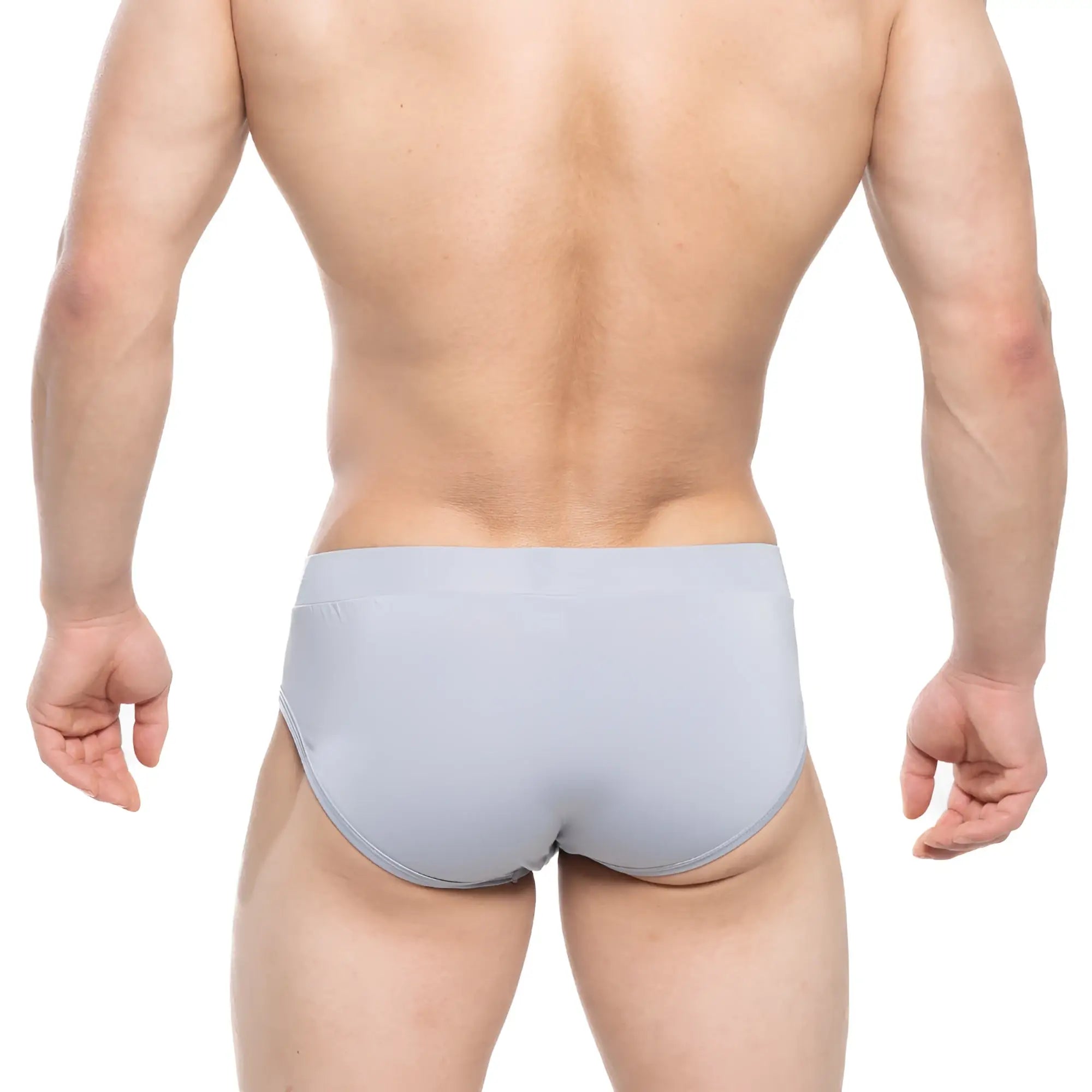MetroMaleWear sencillo brief jasper 5203-11 light gray smooth fabric briefs with snug fit and clean seams