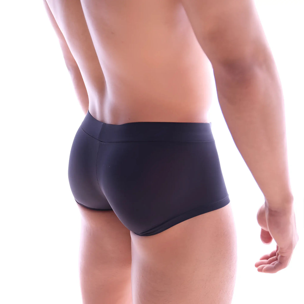 Black briefs MetroMaleWear sencillo trunk 2026-43 with smooth form-fitting design for comfortable wear