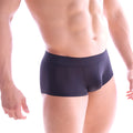 MetroMaleWear Sencillo trunk black briefs with smooth form-fitting fabric and snug waistband front view