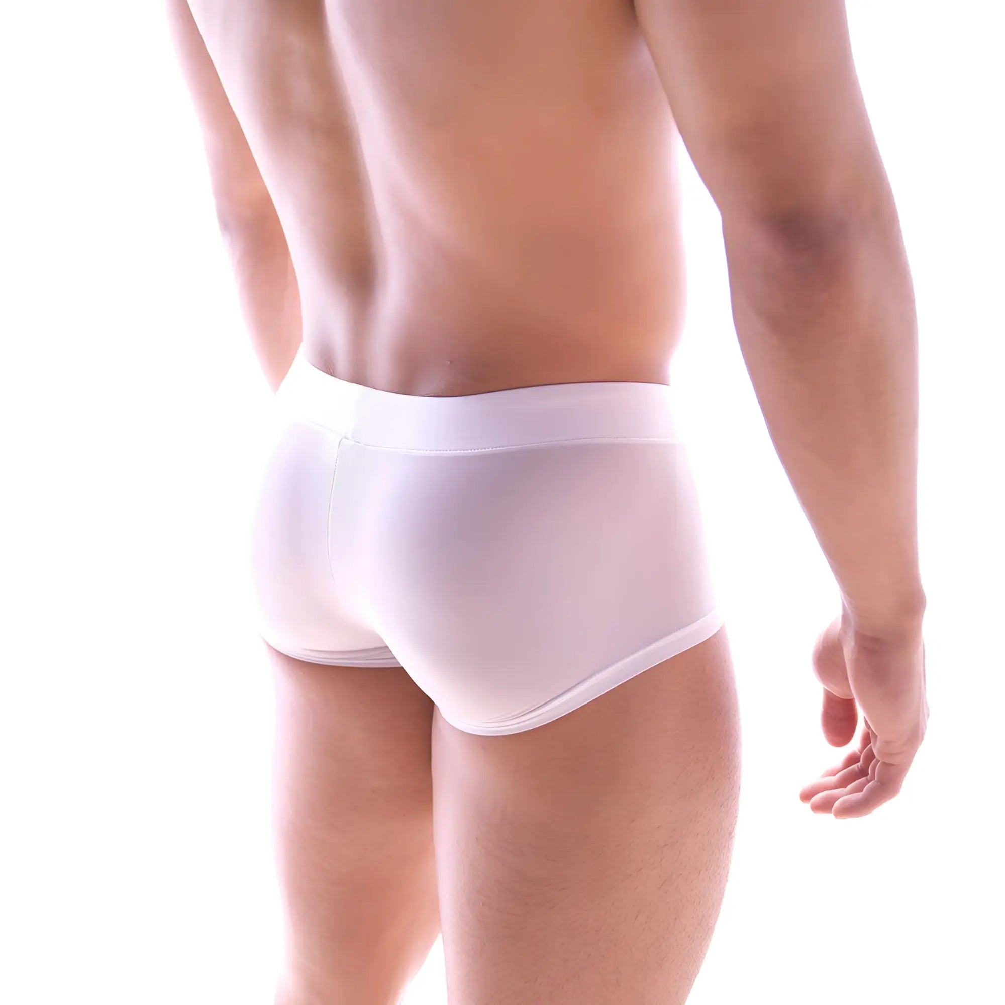 MetroMaleWear sencillo trunk white 2026-44 white briefs with a smooth form-fitting design for comfortable wear