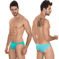 MetroMaleWear sunbathing bikini turquoise men’s briefs with smooth form-fitting design for comfortable wear