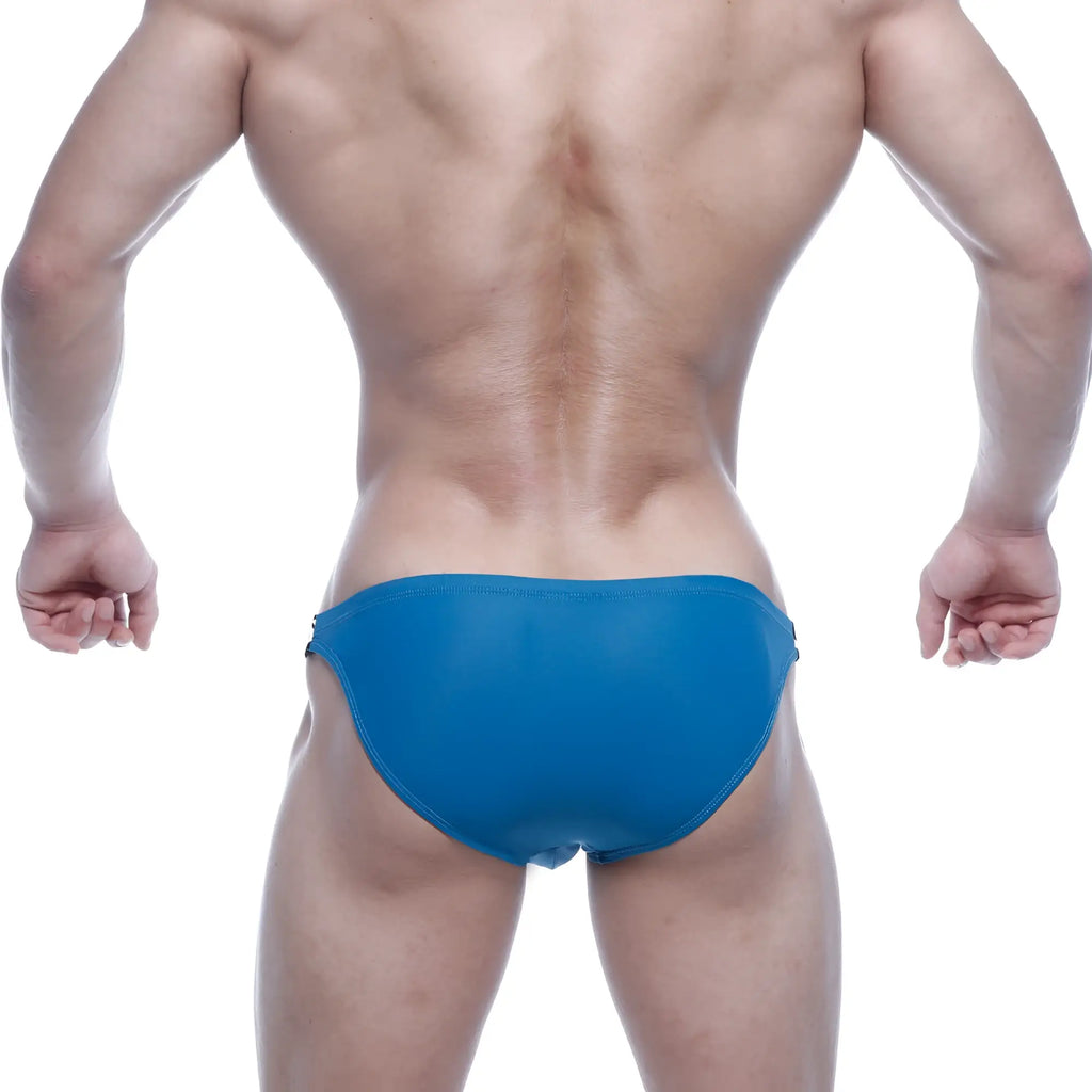 Blue metro malewear sup bikini petrol swim trunks with smooth form-fitting design for comfortable wear