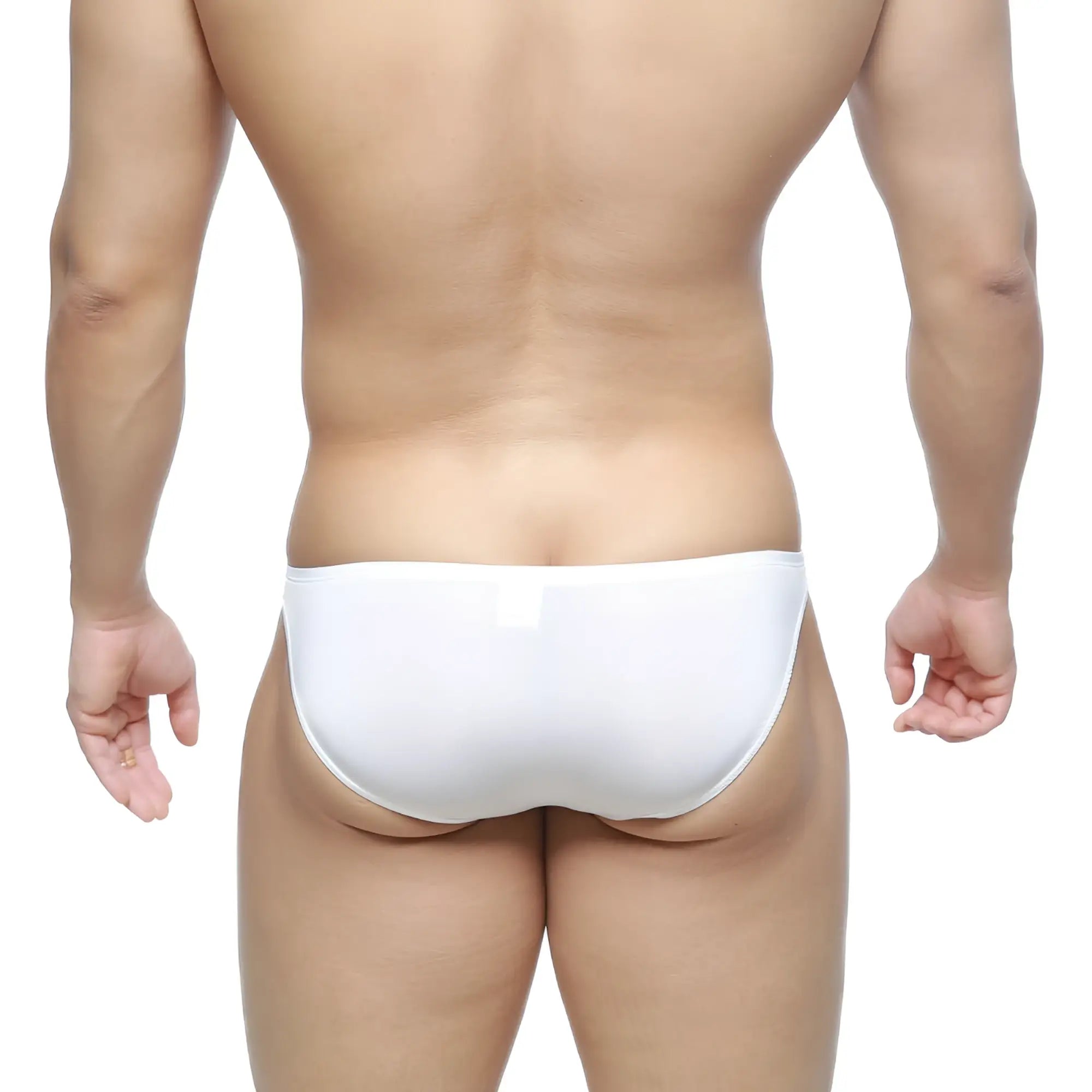 MetroMaleWear super lowrise bikini white 6115-00 seamless white briefs with smooth form-fitting design