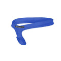 MetroMaleWear suspensory royal blue sleek form-fitting headband with subtle logo tag for athletic use